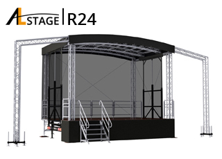 Rundbogen-Trailerbühne AL Stage R24