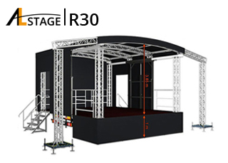 Rundbogen-Trailerbühne AL Stage R30