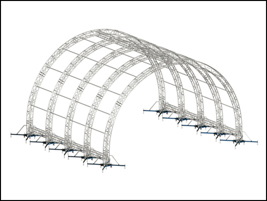 Tunnel roof system
